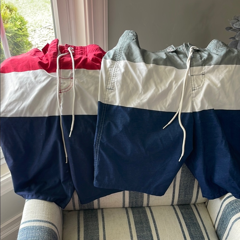 Set of three Colorblock Swim Shorts